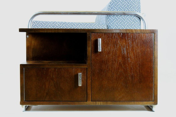 Image 1 of Gerestaureerde Bauhaus stalen bank van Robert Slezak, 1930