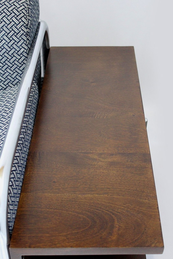 Image 1 of Gerestaureerde Bauhaus stalen bank van Robert Slezak, 1930