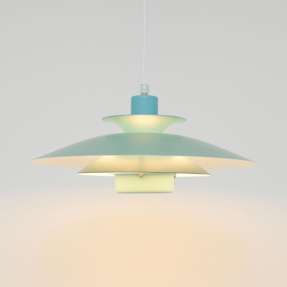 Image 1 of Witte Scandinavische Lamp, Denemarken, jaren 80