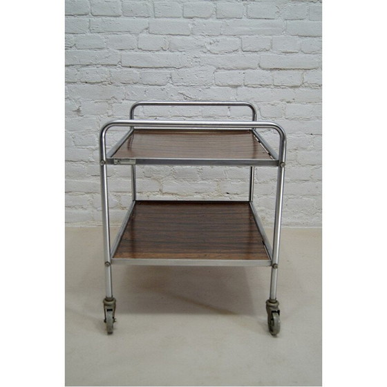 Image 1 of Vintage Duitse industriële trolley, jaren 1960