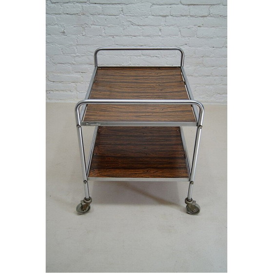 Image 1 of Vintage Duitse industriële trolley, jaren 1960