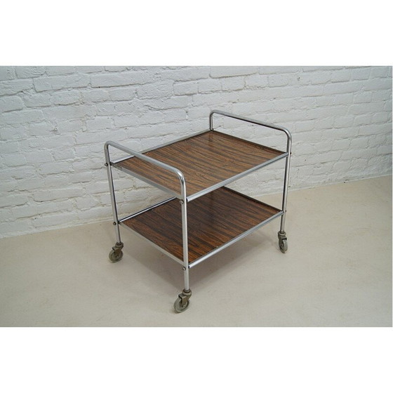 Image 1 of Vintage Duitse industriële trolley, jaren 1960