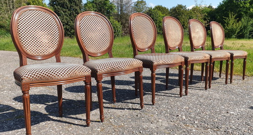 6x Medaillon Eetkamer Stoelen