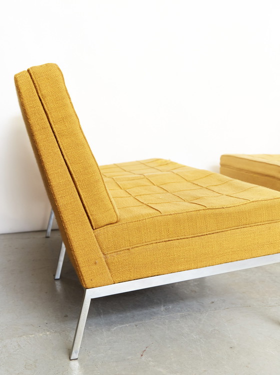 Image 1 of Florence Knoll Model 65 Pantoffelstoelen voor Knoll International