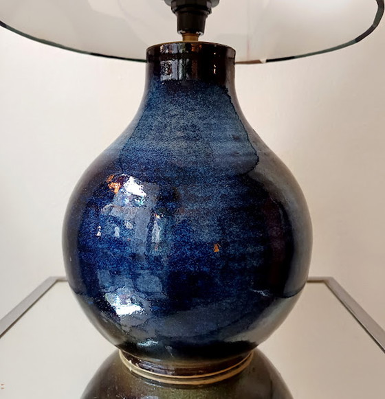 Image 1 of Vintage keramische lamp en kap