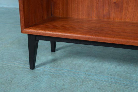 Image 1 of Vintage design hoge boekenkast teak, Midmod bookcase Sweden