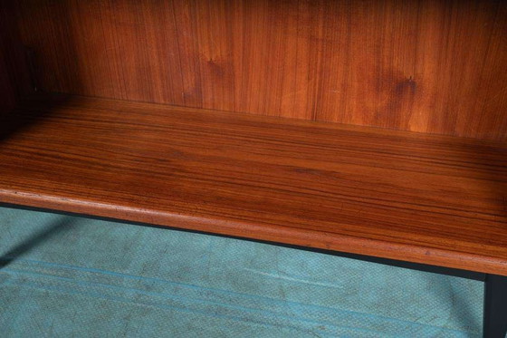 Image 1 of Vintage design hoge boekenkast teak, Midmod bookcase Sweden