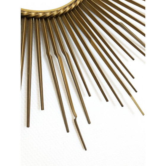 Image 1 of Vintage Chaty vallauris spiegel in messing door Gilbert Poillerat