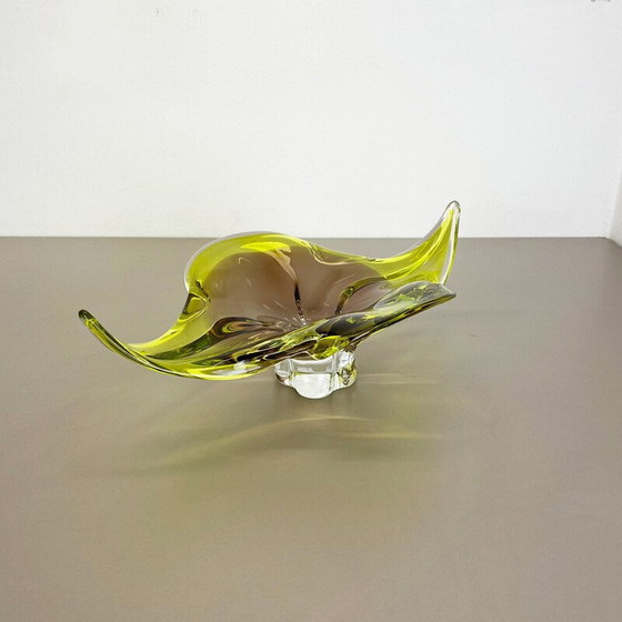 Image 1 of Vintage schelpkom van Murano glas, Italië 1970