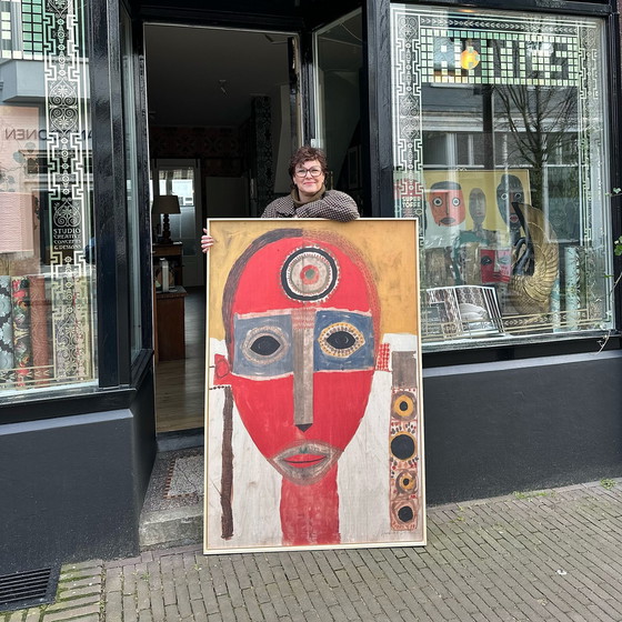 Image 1 of Hanneke van de Pol - Schilderij op hout