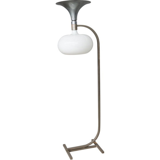 Image 1 of Vintage Sirrah vloerlamp in glas en staal van Franco Albini en Franca Helg, 1969