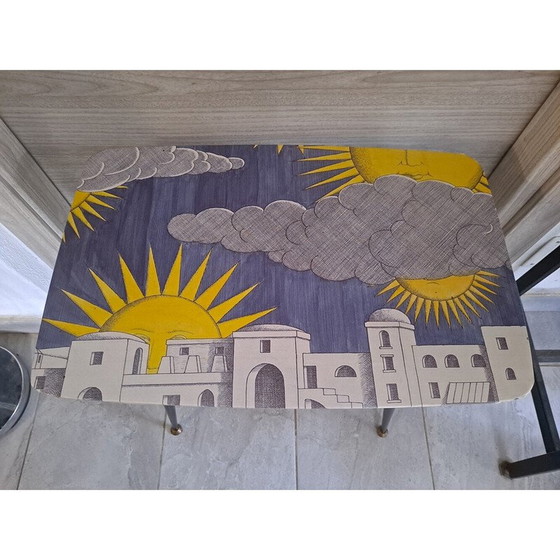 Image 1 of Vintage messing salontafel, jaren 1950