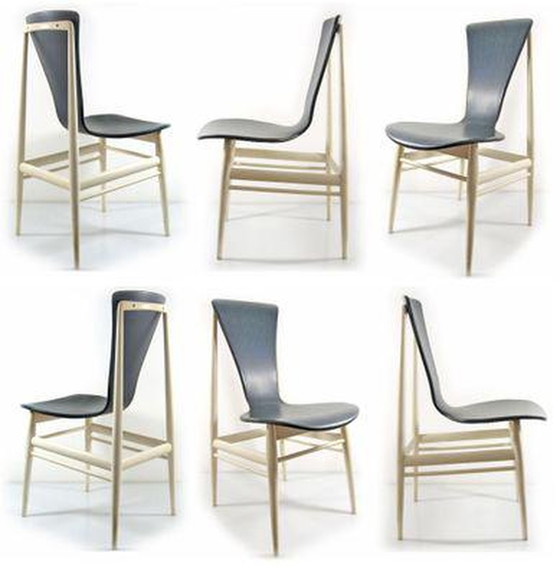 Image 1 of Organische triplex eetkamerstoelen