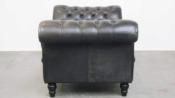 Image 1 of Groot Zwart Chesterfield Daybed