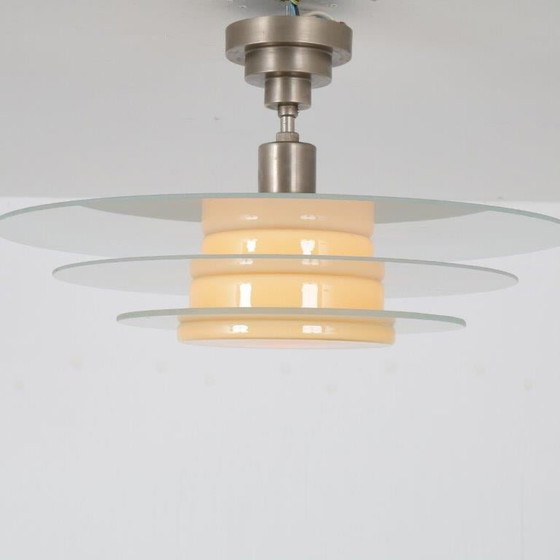 Image 1 of Bohlmarks plafondlamp uit Zweden, 1930