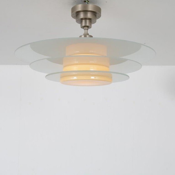 Image 1 of Bohlmarks plafondlamp uit Zweden, 1930