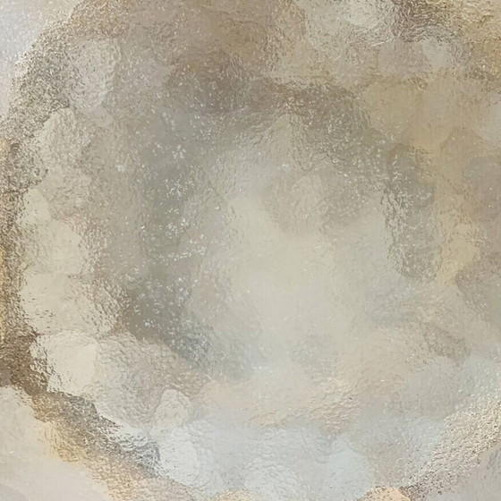 Image 1 of Vintage rotan en glazen salontafel voor Rohé Noordwolde, 1950