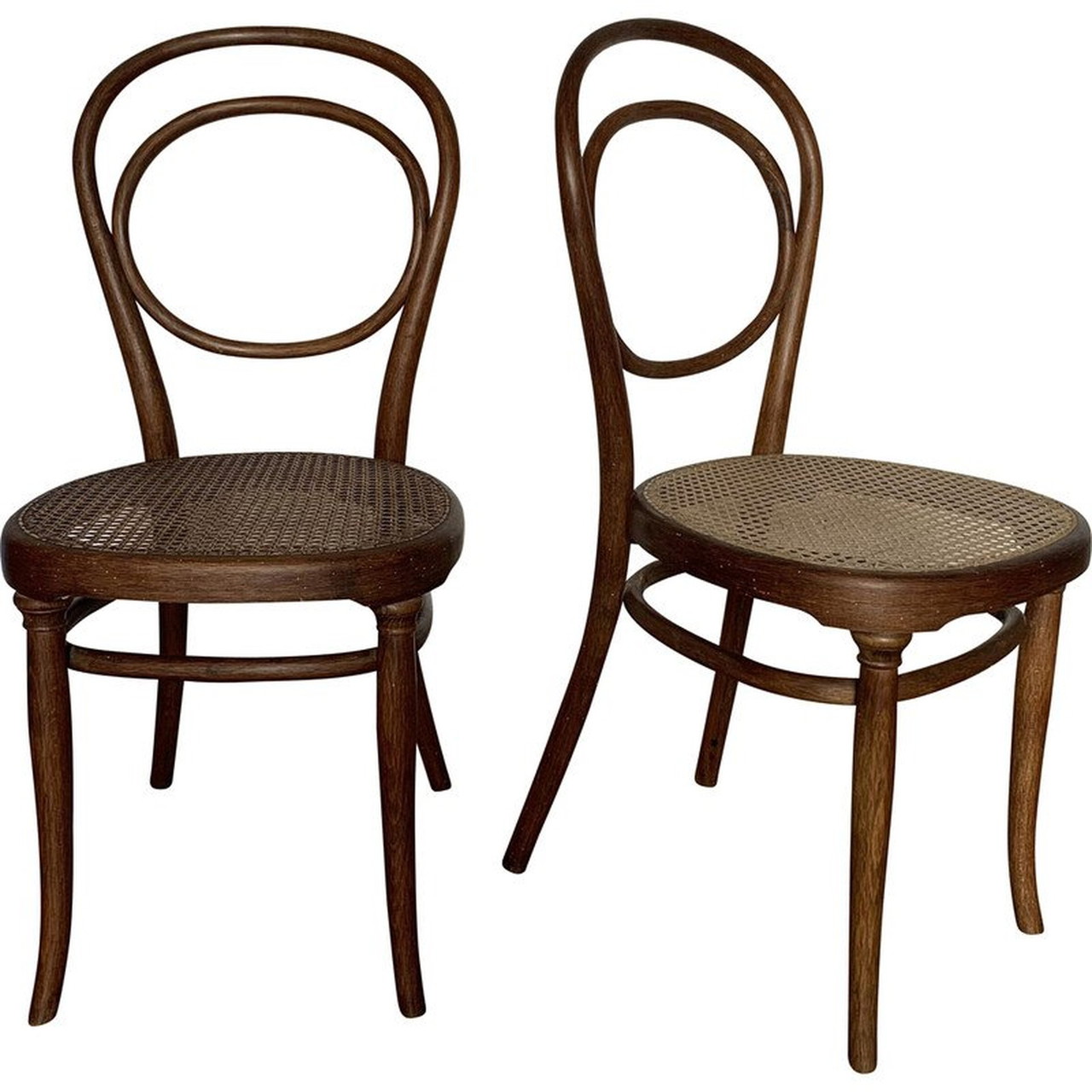 Paar vintage Thonet stoelen model n° 10 in gebogen hout, 1890 | €550 ...