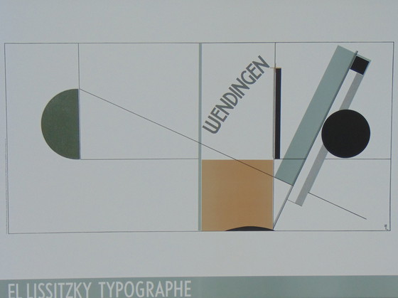 Image 1 of El Lissitzky - Poster Wendingen