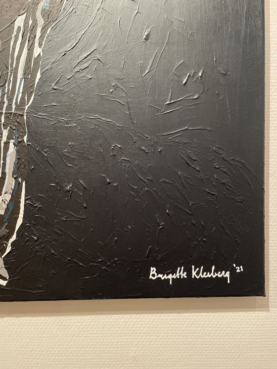 Image 1 of Schilderij Portret Van Een Kerkuil