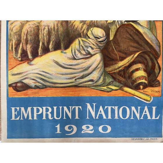 Image 1 of Vintage poster "Compagnie Algérienne" door Henri Villain