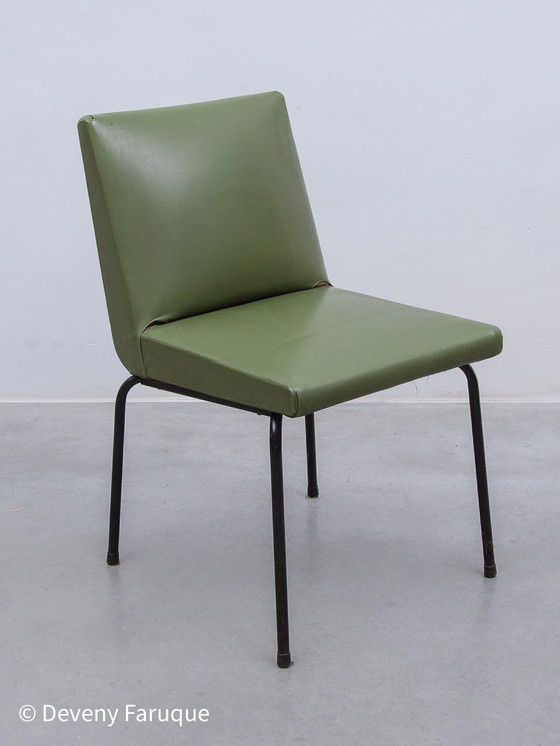 Image 1 of Set van vijf Pierre Guarich stoelen voor Meurop