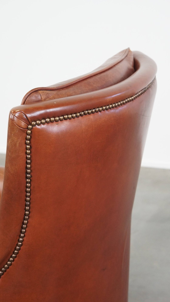 Image 1 of Rundleren Fauteuil Met Siernagels