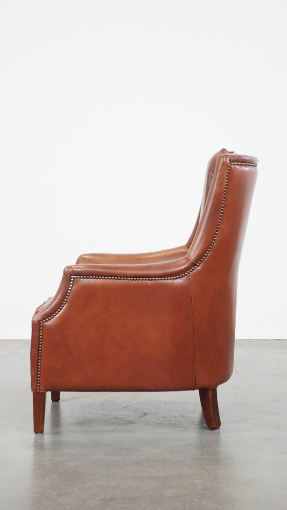 Image 1 of Rundleren Fauteuil Met Siernagels