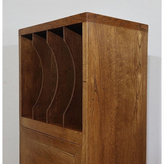 Image 1 of Vintage massief eiken archiefkast, 1950