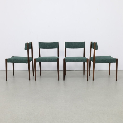 4X Vintage Eetkamerstoel Palissander, 1960S