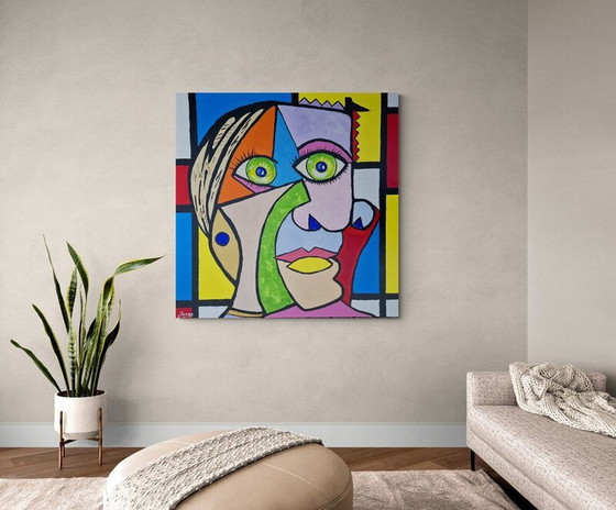 Image 1 of Jovan Srijemac (1962) - Picasso Vs Mondriaan