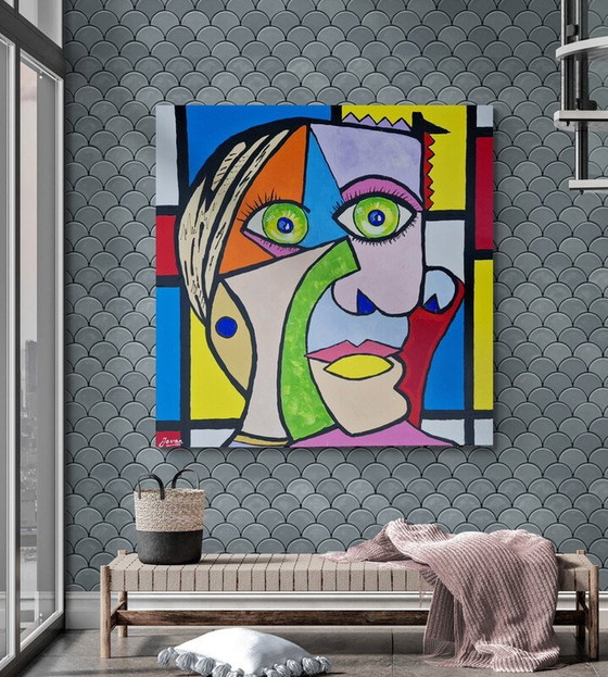 Image 1 of Jovan Srijemac (1962) - Picasso Vs Mondriaan