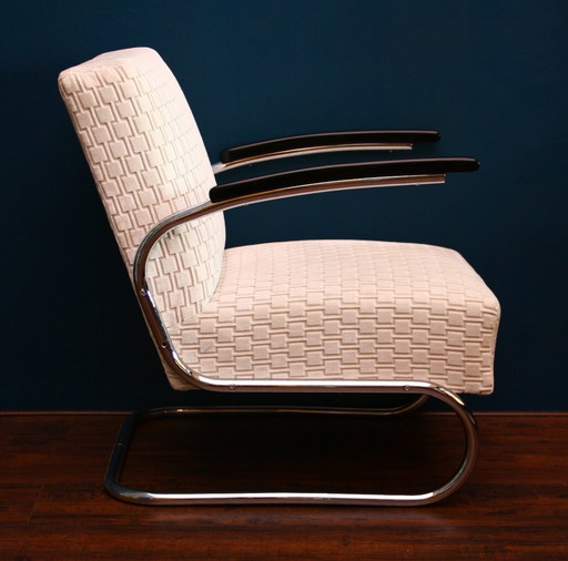 Functionalistische fauteuil, gerestaureerd, Bauhaus