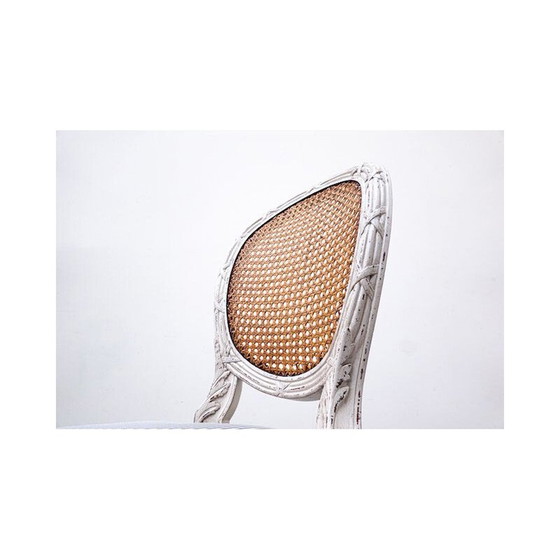 Image 1 of Set van 12 vintage eetkamerstoelen, België