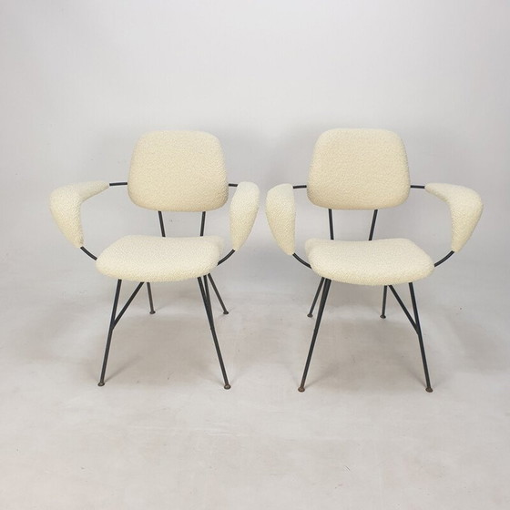 Image 1 of Paar vintage fauteuils van Gastone Rinaldi voor Rima, Italië 1960