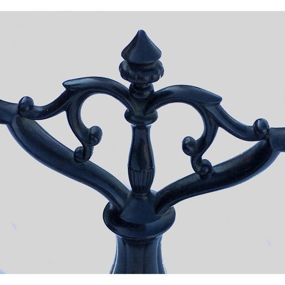 Image 1 of Vintage Art Deco tweearmige kandelaar van Just Andersen, Denemarken 1930