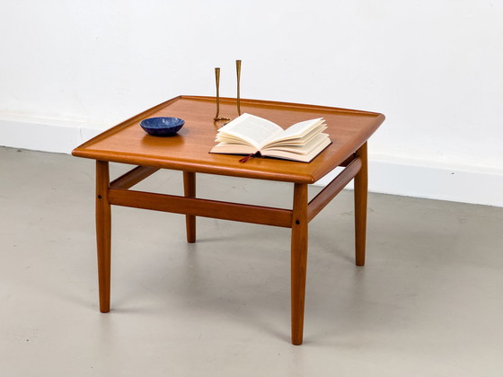 Image 1 of Teakhouten salontafel van Grete Jalk voor Glostrup, 1960S