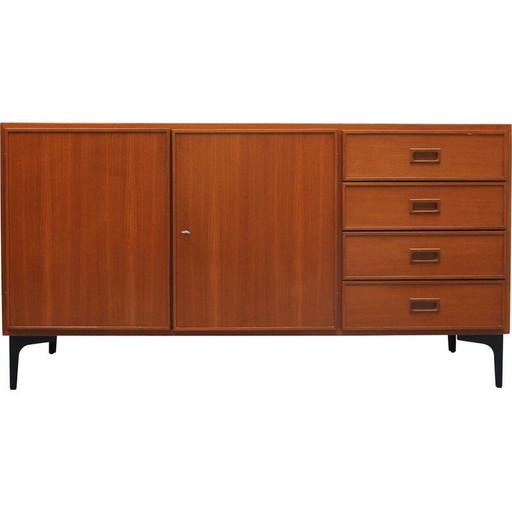 Vintage dressoir in teak en formica van Ernst Martin Dettinger, jaren 1960