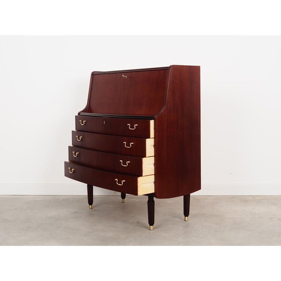 Image 1 of Vintage mahoniehouten secretaire van Pmj Viby J, jaren 1970