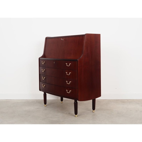 Image 1 of Vintage mahoniehouten secretaire van Pmj Viby J, jaren 1970