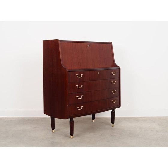 Image 1 of Vintage mahoniehouten secretaire van Pmj Viby J, jaren 1970