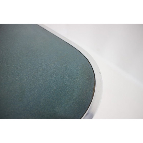 Image 1 of Vintage Art Deco walnoten tafel, Tsjecho-Slowakije 1930