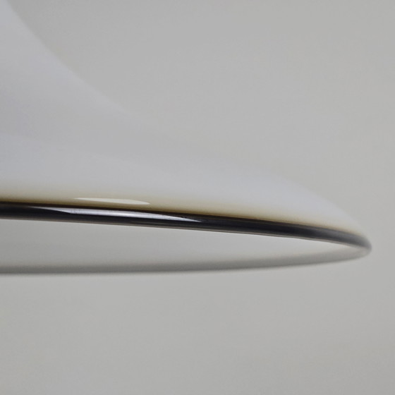 Image 1 of Vintage 1970S Sölken Leuchten Opaline Glazen Hanglamp.