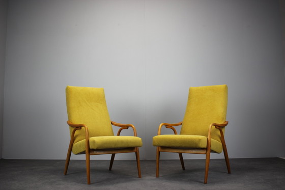 Image 1 of Set van 2 Antonin Šuman fauteuils, 1960S