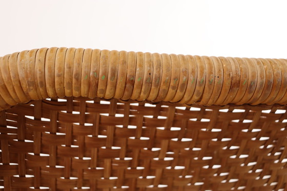 Image 1 of Yamakawa Rattan lounge stoel