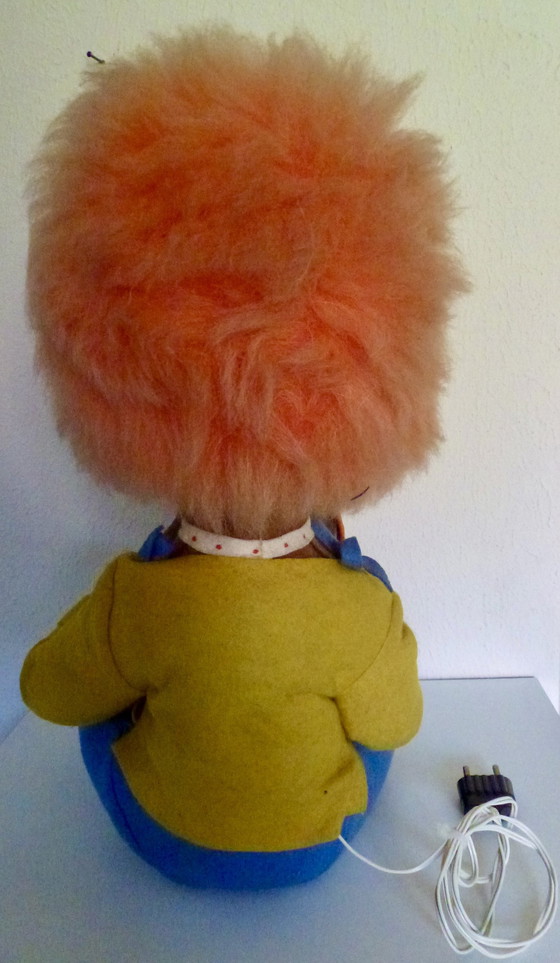 Image 1 of Vintage Dolle Mina Hippie Pop Met Lampje Uit De Jaren 60-70.