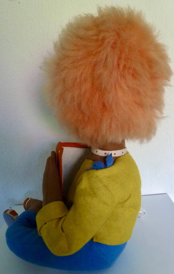 Image 1 of Vintage Dolle Mina Hippie Pop Met Lampje Uit De Jaren 60-70.