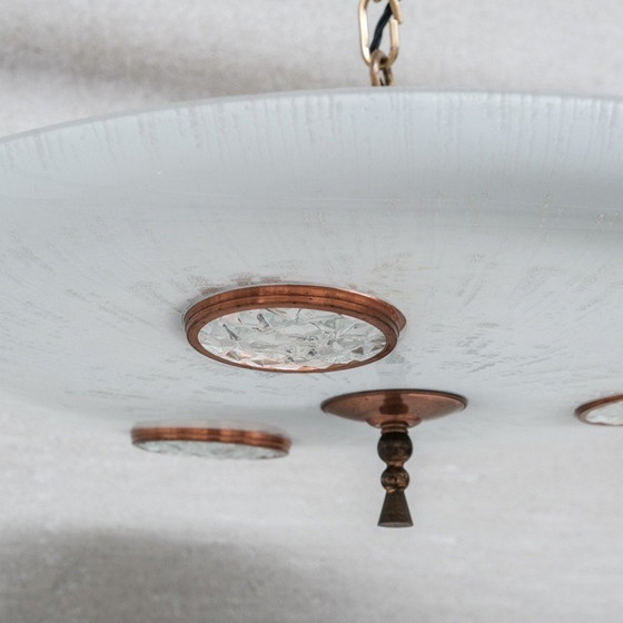 Image 1 of Ongebruikelijke mid-century hanglamp, Nederland 1970