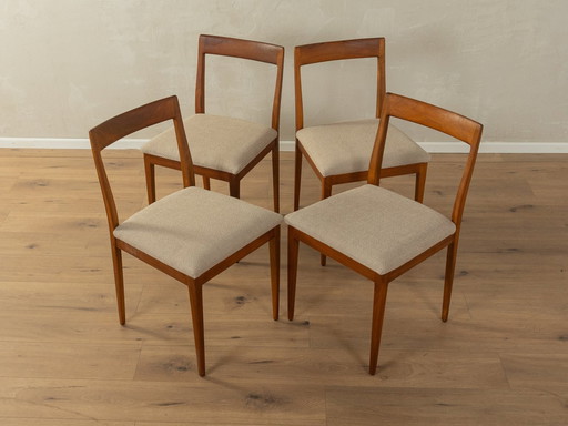  Eetkamerstoelen 1960S, Lübke