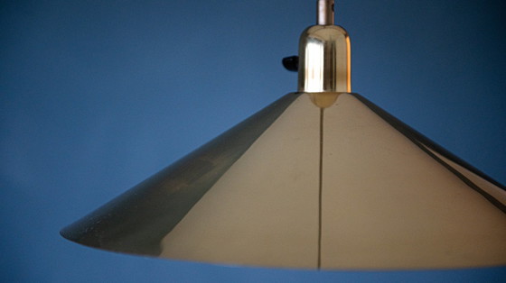 Image 1 of Gouden retro Dijkstra hanglamp 